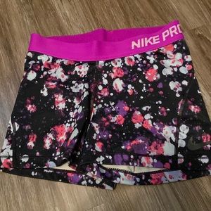Kids Nike Pro dri fit shorts